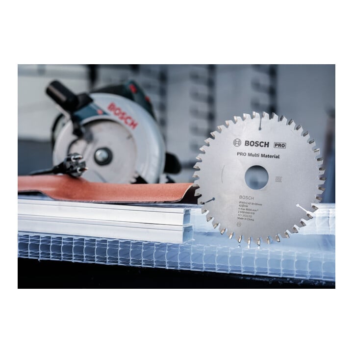 Lame de scie circulaire Bosch Multi Matériau 165 x 30 x 2,4 mm 42
