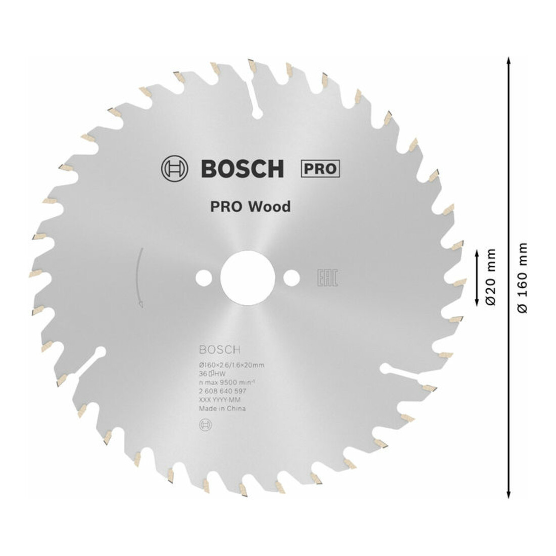 Lame de scie circulaire Bosch Optiline Wood