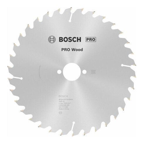 Lame de scie circulaire Bosch Optiline Wood 216 x 30 x 2,6/1,6 34 34
