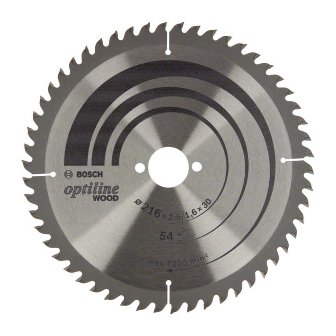 Lame de scie circulaire Bosch Optiline Wood 216 x 30 x 2,6/1,6 54 54