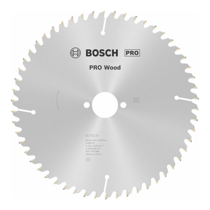 Lame de scie circulaire Bosch Optiline Wood 216 x 30 x 2,6/1,6 54 54