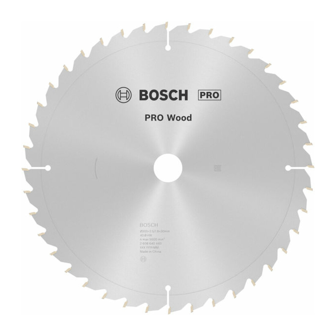 Lame de scie circulaire Bosch Optiline Wood 305 x 30 x 2,5 mm, 40