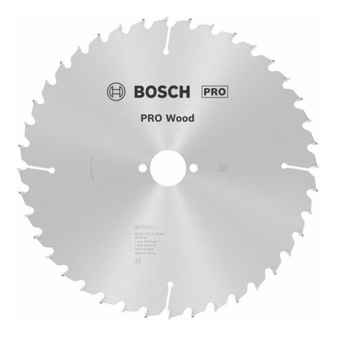 Lame de scie circulaire Bosch Optiline Wood pour scies à format 250 x 30 x 3,2 mm 40