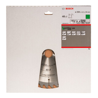 Lame de scie circulaire Bosch Bois standard pour scie à table 30 mm