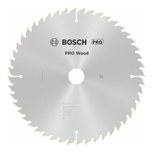 Lame de scie circulaire Bosch Optiline Wood pour scies à onglet et à tronçonner 260 x 30 x 3,2 mm 48
