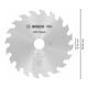 Lame de scie circulaire Bosch Optiline Wood pour scies circulaires à main 130 x 20/16 x 2,4 mm 20