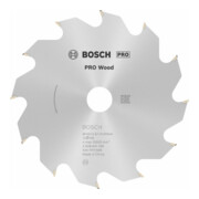 Lame de scie circulaire Bosch Optiline Wood pour scies circulaires à main, 140 x 20/12,7 x 2,4 mm, 12-1