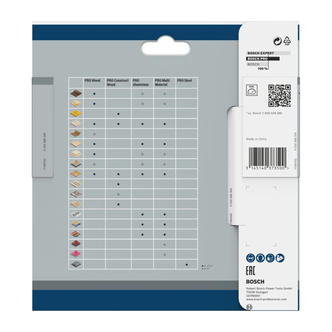 Lame de scie circulaire Bosch Optiline Wood pour scies circulaires à main, 140 x 20/12,7 x 2,4 mm, 12