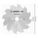 Lame de scie circulaire Bosch Optiline Wood pour scies circulaires à main 150 x 20/16 x 2,4 mm 12