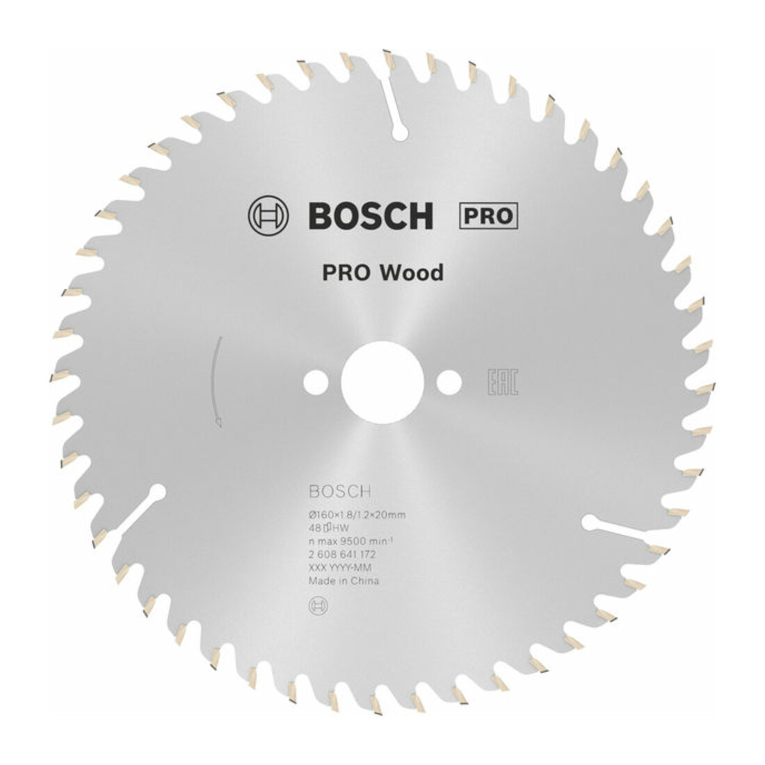 Lame de scie circulaire Bosch Optiline Wood pour scies circulaires à main 160 x 20/16 x 1,8 mm 48