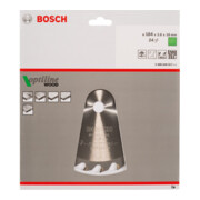 Lame de scie circulaire Bosch Optiline Wood pour scies circulaires à main 184 x 16 x 2,6 mm 24-5