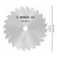 Lame de scie circulaire Bosch Optiline Wood pour scies circulaires à main 190 x 20/16 x 2,6 mm 24-5