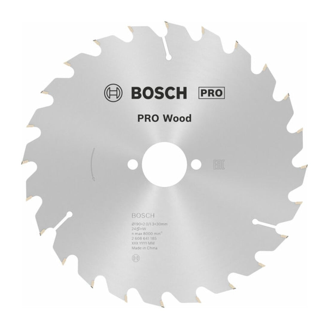 Lame de scie circulaire Bosch Optiline Wood pour scies circulaires à main 190 x 30 x 2,0 mm 24
