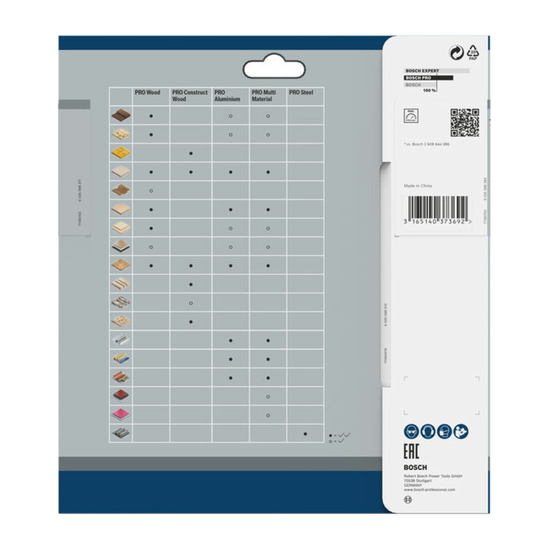 Lame de scie circulaire Bosch Optiline Wood pour scies circulaires à main 190 x 30 x 2,6 mm 12