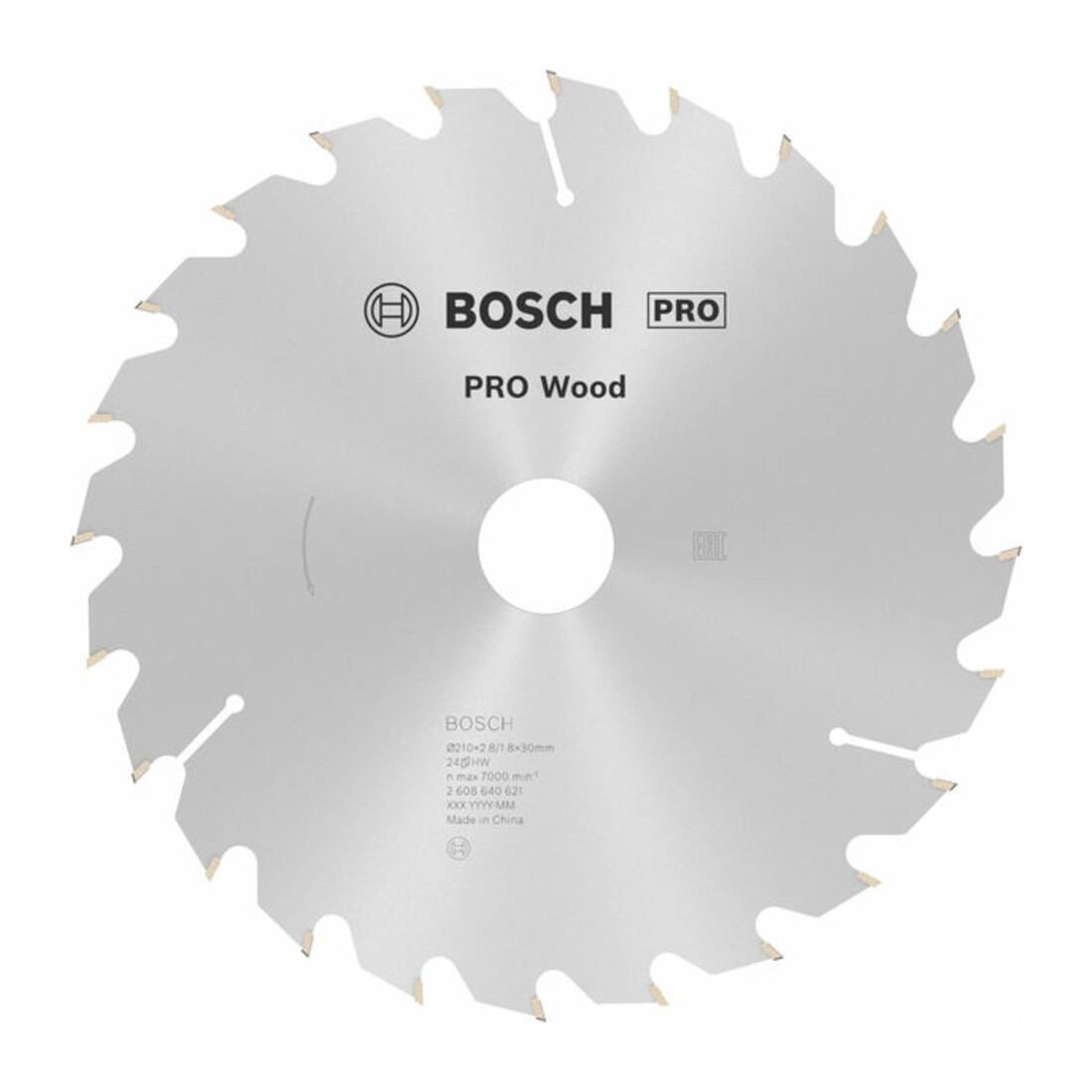Lame de scie circulaire Bosch Optiline Wood pour scies circulaires à main 210 x 30 x 2,8 mm 24