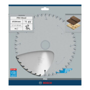 Lame de scie circulaire Bosch Optiline Wood pour tronçonnage et coupe d'onglet, 254 x 30 x 2 mm 40 WZ/P-5