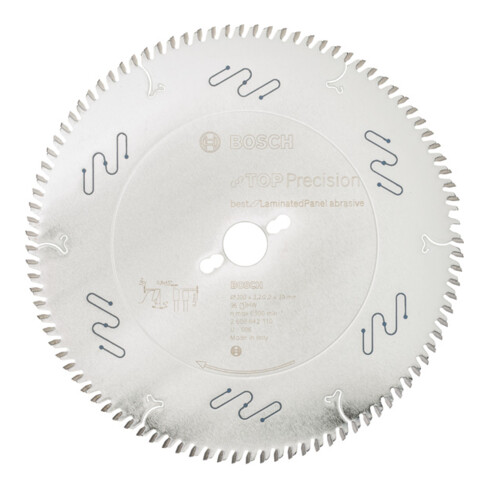 Lame de scie circulaire Bosch pour panneaux stratifiés 300x30x3,2 mm 96