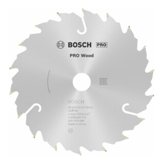 Lame de scie circulaire Bosch Bois standard pour scie circulaire manuelle