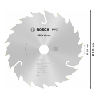 Lame de scie circulaire Bosch Bois standard pour scie circulaire manuelle