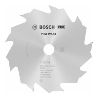 Lame de scie circulaire Bosch Bois standard pour scie circulaire manuelle