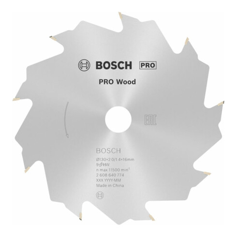 Lame de scie circulaire Bosch Speedline Bois 130 x 16 x 2,0 mm 9