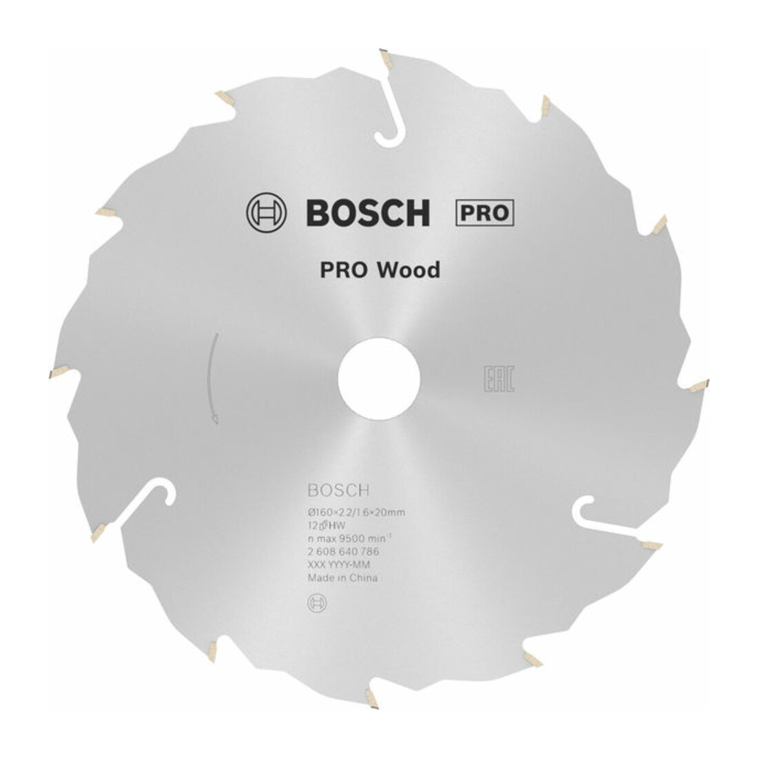 Lame de scie circulaire Bosch Speedline Bois 160 x 20 x 2,2 mm 12