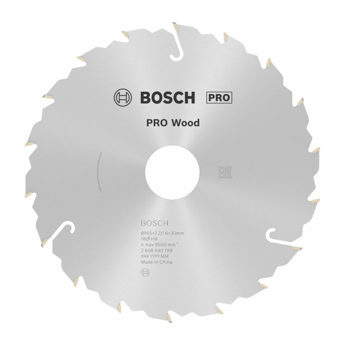 Lame de scie circulaire Bosch Speedline Bois 165 x 30 x 2,2 mm 18