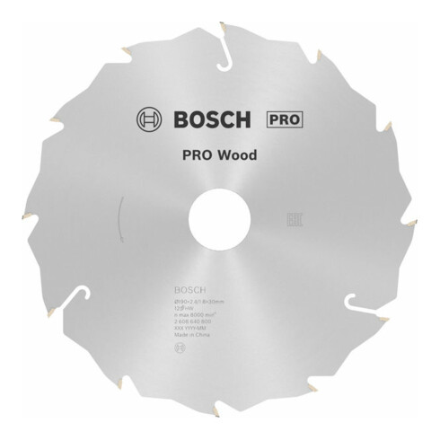 Lame de scie circulaire Bosch Speedline Bois 190 x 30 x 2,4 mm 12