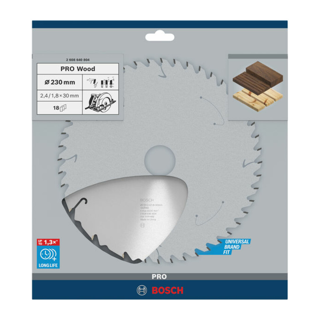 Lame de scie circulaire Bosch Speedline Bois 230 x 30 x 2,4 mm 18