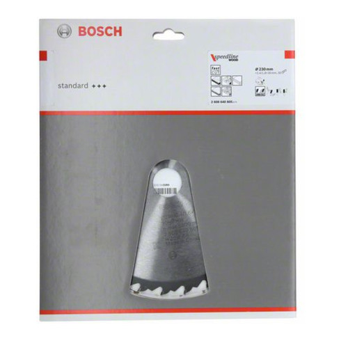 Lame de scie circulaire Bosch Speedline Bois 230 x 30 x 2,4 x 2,4 mm 30