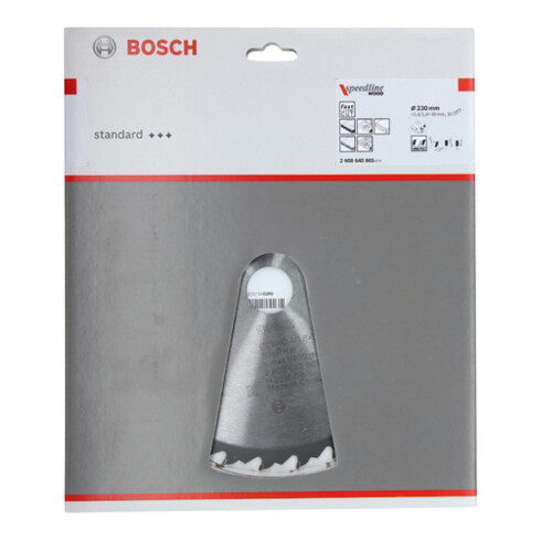 Lame de scie circulaire Bosch Speedline Bois 230 x 30 x 2,4 x 2,4 mm 30
