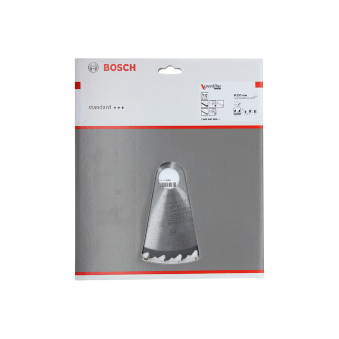 Lame de scie circulaire Bosch Speedline Bois 230 x 30 x 2,4 x 2,4 mm 30