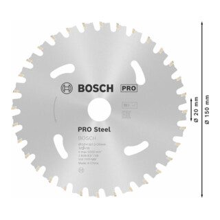 Norme Bosch pour l'acier HB mm