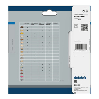 Lame de scie circulaire Bosch Standard for Aluminium pour les scies circulaires manuelles et sans fil à coupe plongeante ainsi que les scies à métaux sans fil