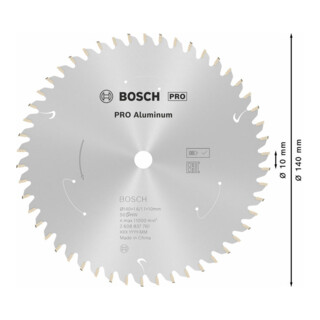 Lame de scie circulaire Bosch Standard for Aluminium pour les scies circulaires manuelles et sans fil à coupe plongeante ainsi que les scies à métaux sans fil