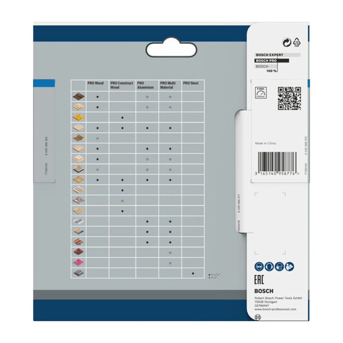 Lame de scie circulaire Bosch Standard pour aluminium, 140x1.6/1.1x20, 50 dents