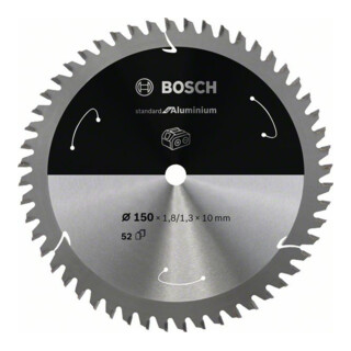 Lame de scie circulaire Bosch Standard for Aluminium pour les scies circulaires manuelles et sans fil à coupe plongeante ainsi que les scies à métaux sans fil