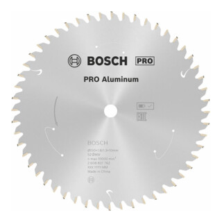 Lame de scie circulaire Bosch Standard for Aluminium pour les scies circulaires manuelles et sans fil à coupe plongeante ainsi que les scies à métaux sans fil