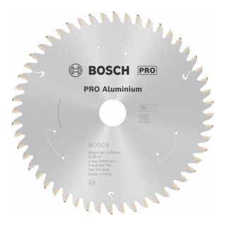 Lame de scie circulaire Bosch Standard for Aluminium pour les scies circulaires manuelles et sans fil à coupe plongeante ainsi que les scies à métaux sans fil