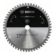 Lame de scie circulaire Bosch Standard for Aluminium pour les scies circulaires manuelles et sans fil à coupe plongeante ainsi que les scies à métaux sans fil