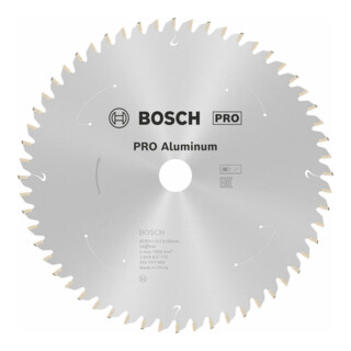 Lame de scie circulaire Bosch Norme pour l'aluminium pour les scies à tronçonner et les scies à onglet sans fil
