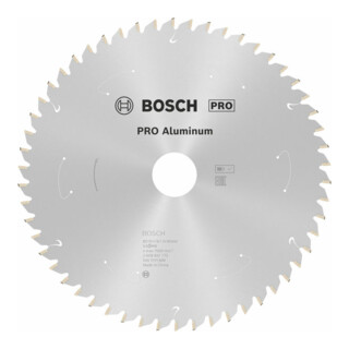 Lame de scie circulaire Bosch Norme pour l'aluminium pour les scies à table sans fil