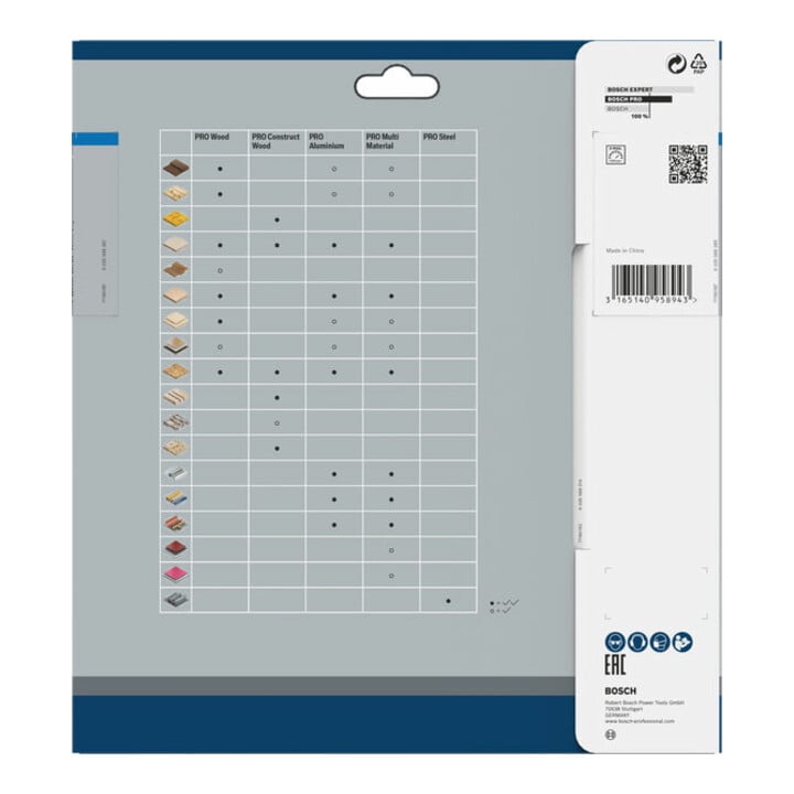 Lame de scie circulaire Bosch Standard pour aluminium, 210x1.9/1.3x30, 54 dents