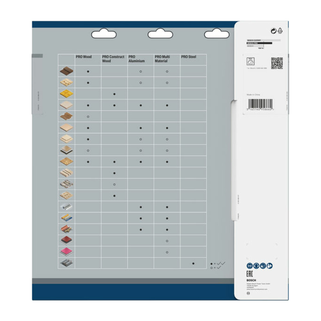 Lame de scie circulaire Bosch Standard pour aluminium, 305x2.2/1.6x30, 96 dents