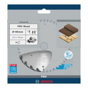 Lame de scie circulaire Bosch Standard pour bois, 140x1.5/1x10, 24 dents-5