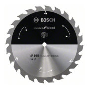 Lame de scie circulaire Bosch Norme pour le bois pour les scies sans fil