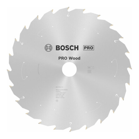 Lame de scie circulaire Bosch Standard pour bois, 254x2.2/1.6x30, 24 dents