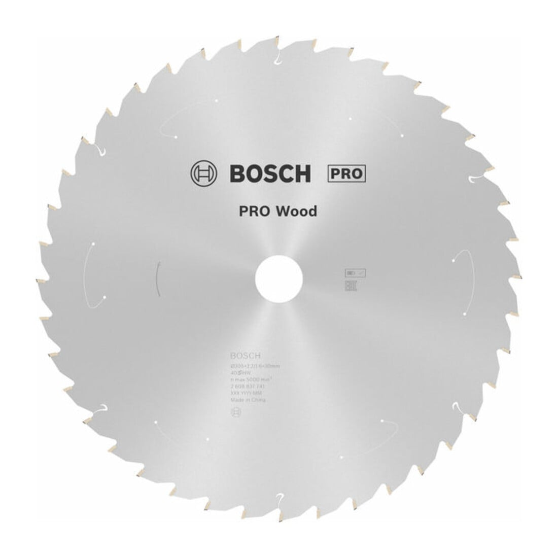 Lame de scie circulaire Bosch Standard pour bois, 305x2.2/1.6x30, 40 dents