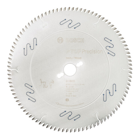 Lame de scie circulaire Bosch Top Precision Best for Wood 300 x 30 x 3,2 mm 96