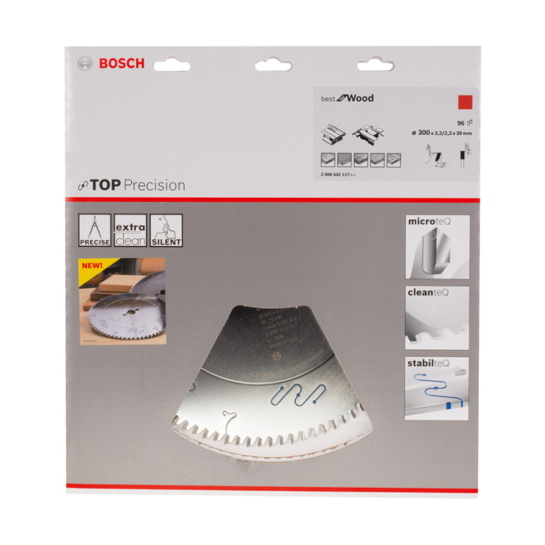 Lame de scie circulaire Bosch Top Precision Best for Wood 300 x 30 x 3,2 mm 96